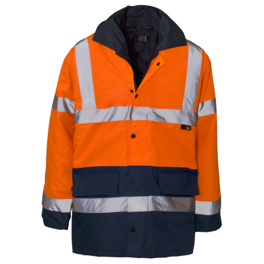 Supertouch Hi Vis 2 Tone Parka