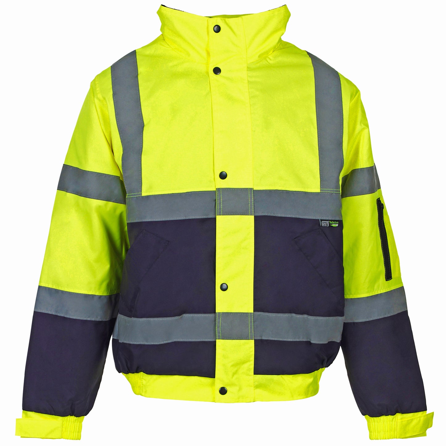 Supertouch Hi Vis 2 Tone Bomber Jacket