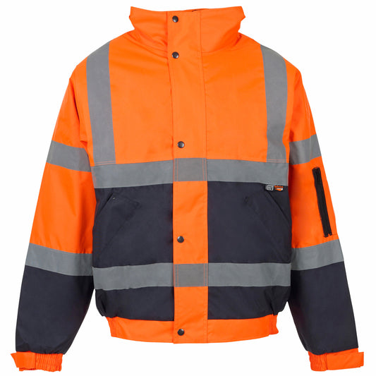 Supertouch Hi Vis 2 Tone Bomber Jacket