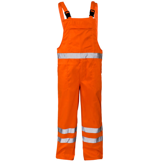 Supertouch Hi Vis Polycotton Bib Trousers