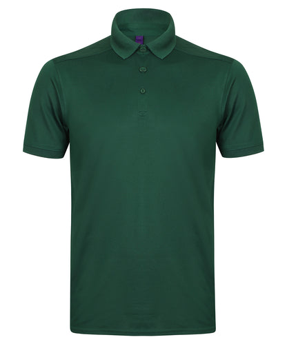 Stretch polo shirt with wicking finish (slim fit)