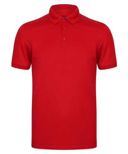 Stretch polo shirt with wicking finish (slim fit)