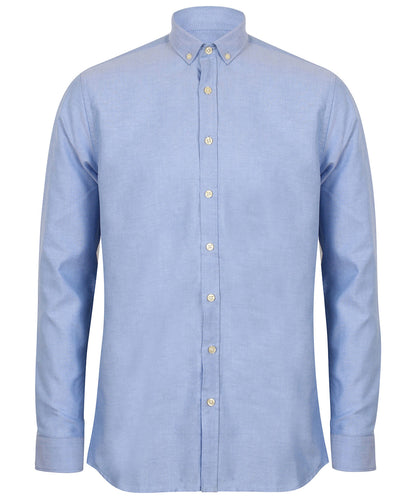 Modern long sleeve Oxford shirt