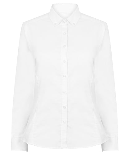 Women's modern long sleeve Oxford shirt