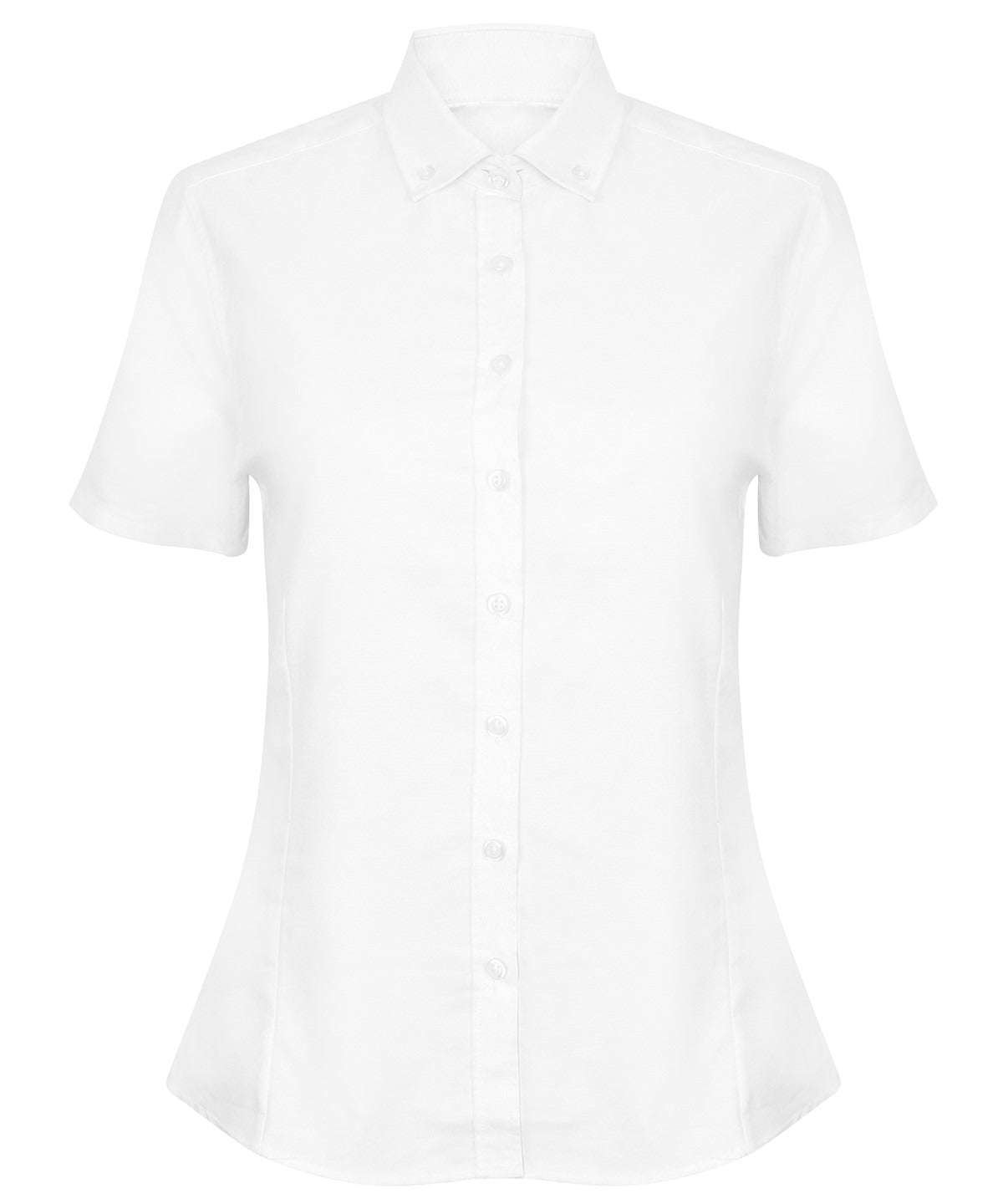 Women's modern short sleeve Oxford shirt