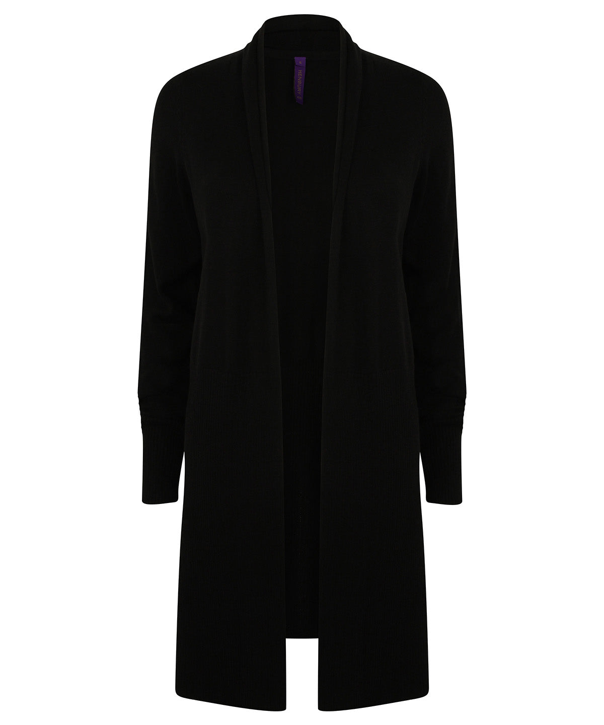 Women's longline open cardigan