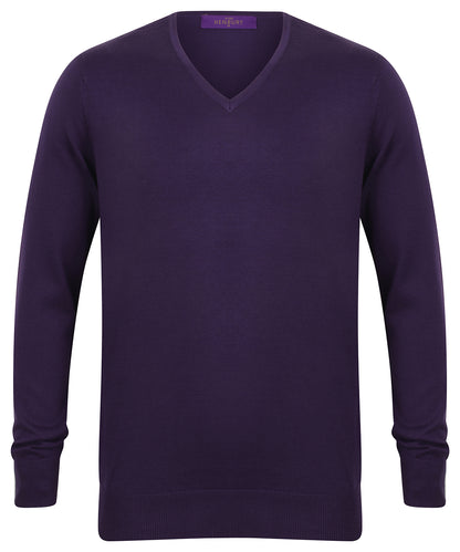 12 gauge v-neck jumper