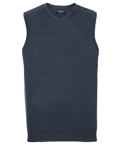 V-neck sleeveless knitted sweater