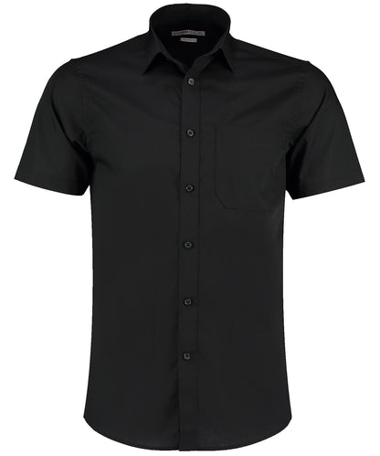 Poplin shirt short-sleeved (tailored fit)