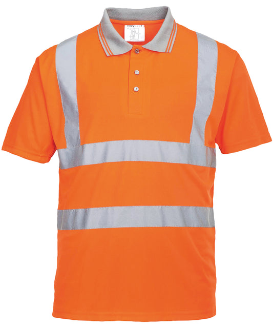 Hi-vis short sleeved polo (S477/RT22)