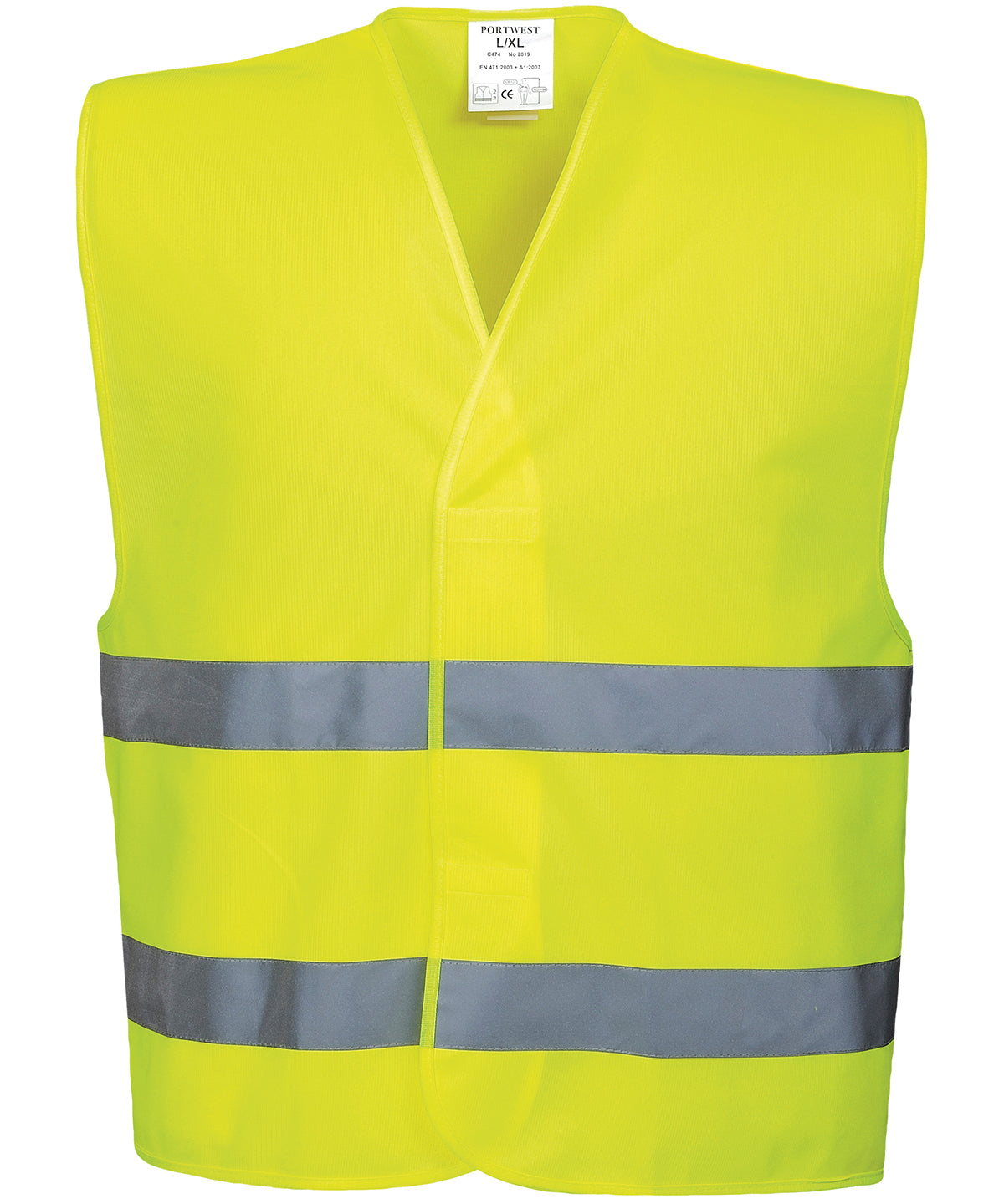 Hi-vis two-band vest (C474)