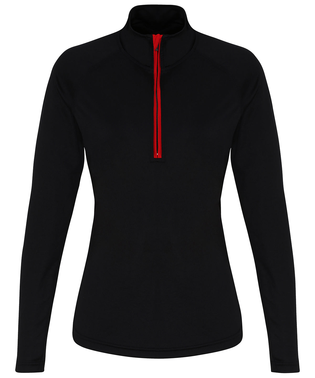 Tridri® Recycled Long Sleeve Brushed Back ¼ Zip Top