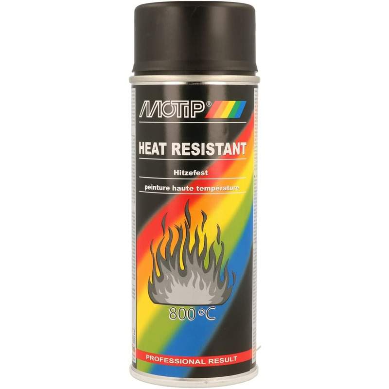 Black Heat Resistant Paint 400Ml