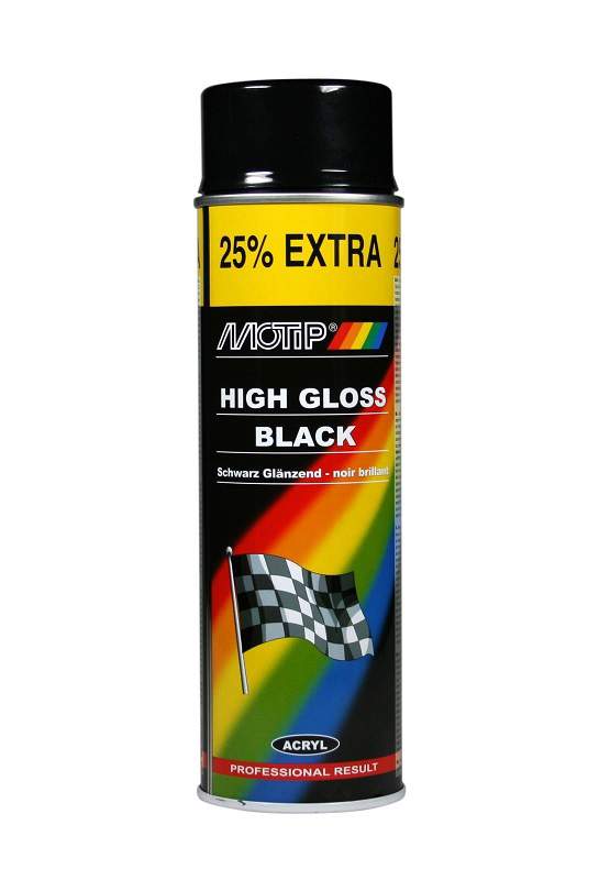 Black High Gloss Paint 500ml