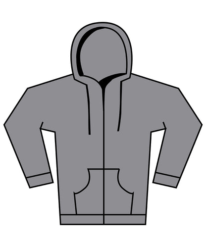 Softstyle™ midweight fleece adult full-zip hooded sweatshirt