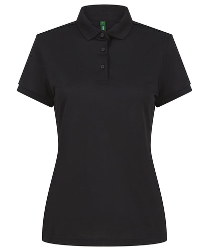 Women’s recycled polyester polo shirt