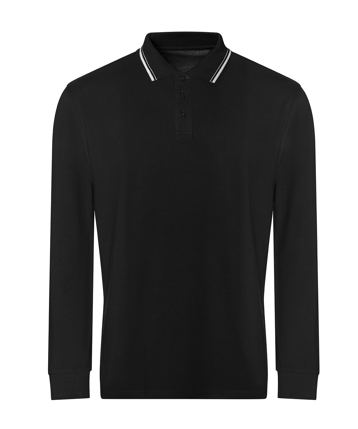 Long sleeve tipped 100 polo