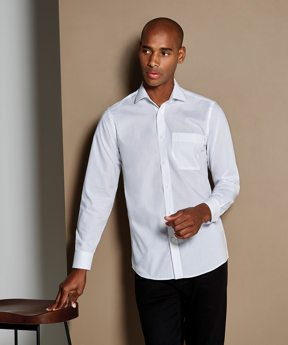 Poplin shirt long-sleeved (tailored fit)