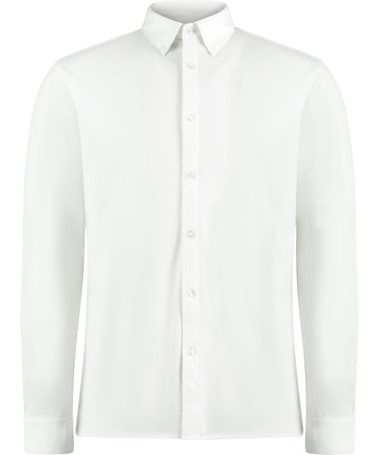 Long sleeve Superwash® 60° piqué shirt (tailored fit)