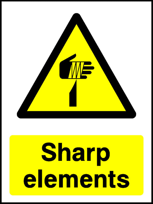 Sharp Elements Mandatory Signs Machinery & General Signage - MACH0027