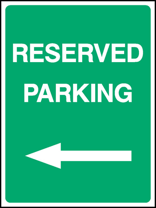 Reserved Parking Parking Signage - PARK0038