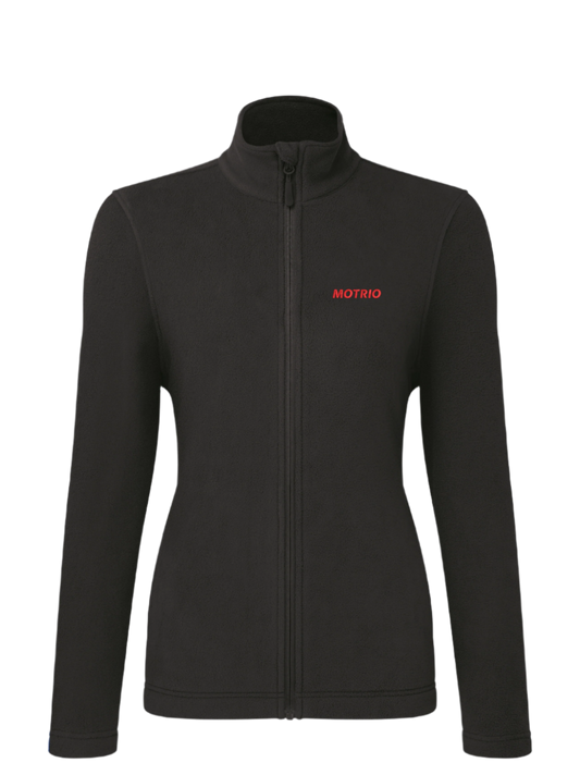 Motrio Womens Micro Fleece Jacket - Black