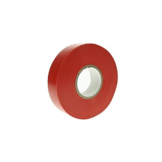 Pack of 10 Insulation Tape 19mm x 20m Red