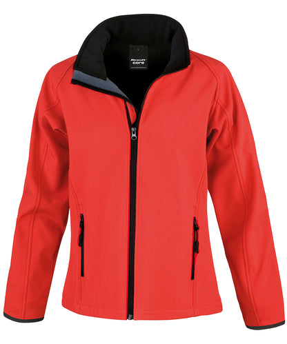 Women's Core printable softshell jacket