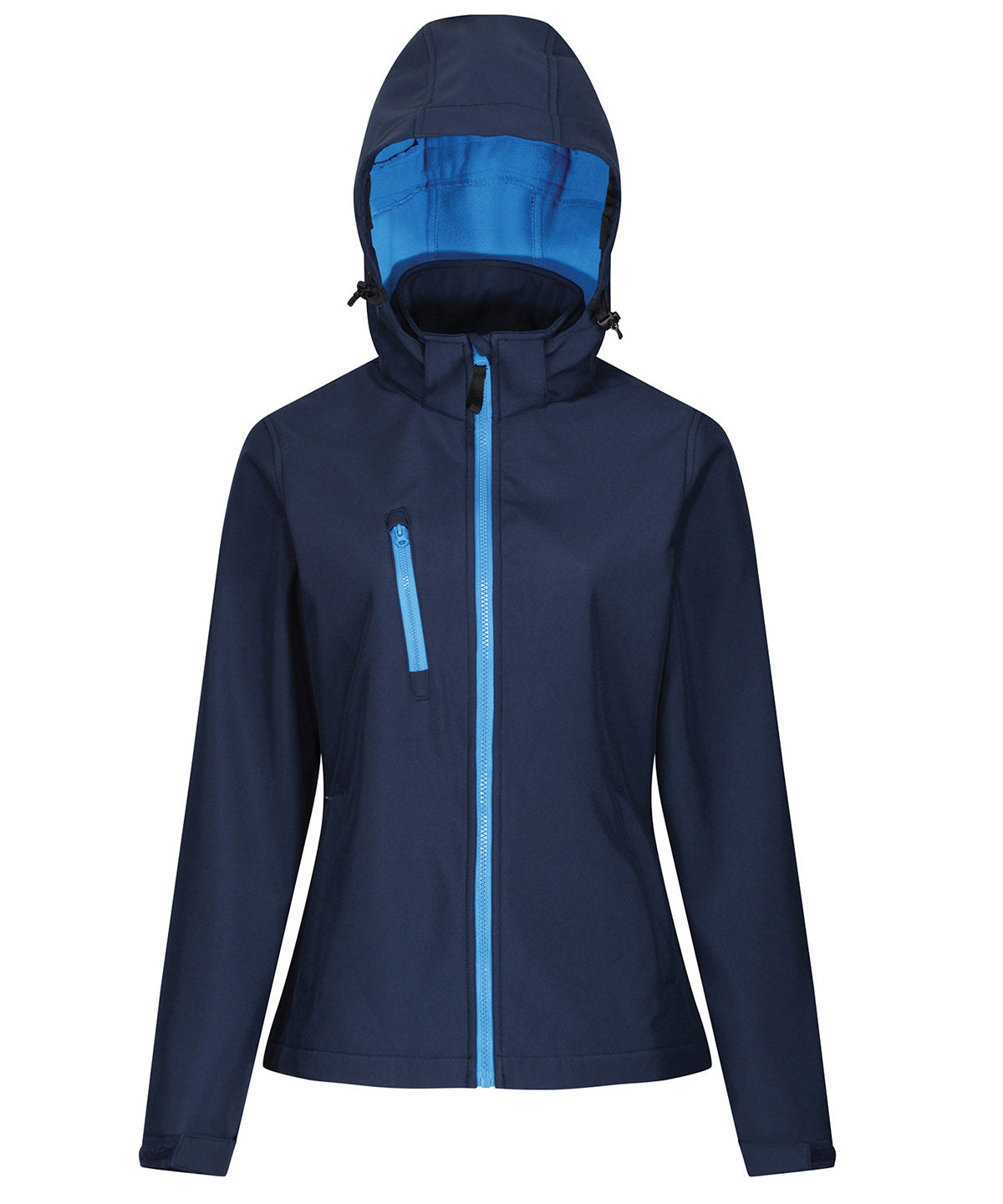 Women's venturer 3-layer hooded softshell jacket