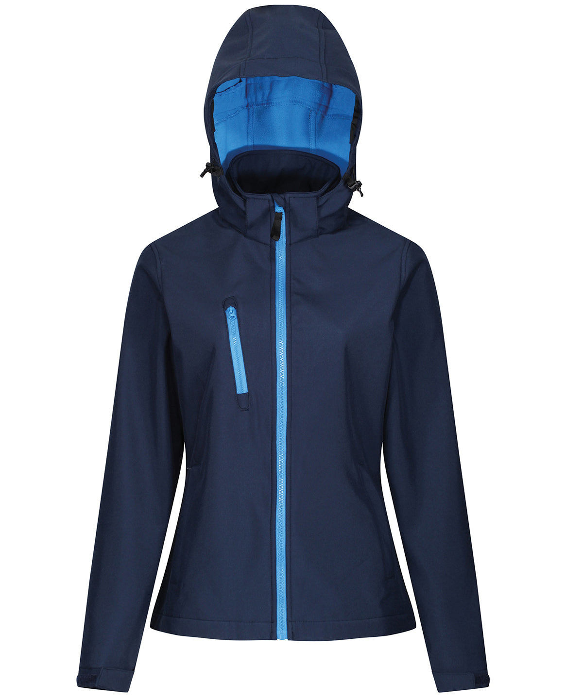 Women's venturer 3-layer hooded softshell jacket