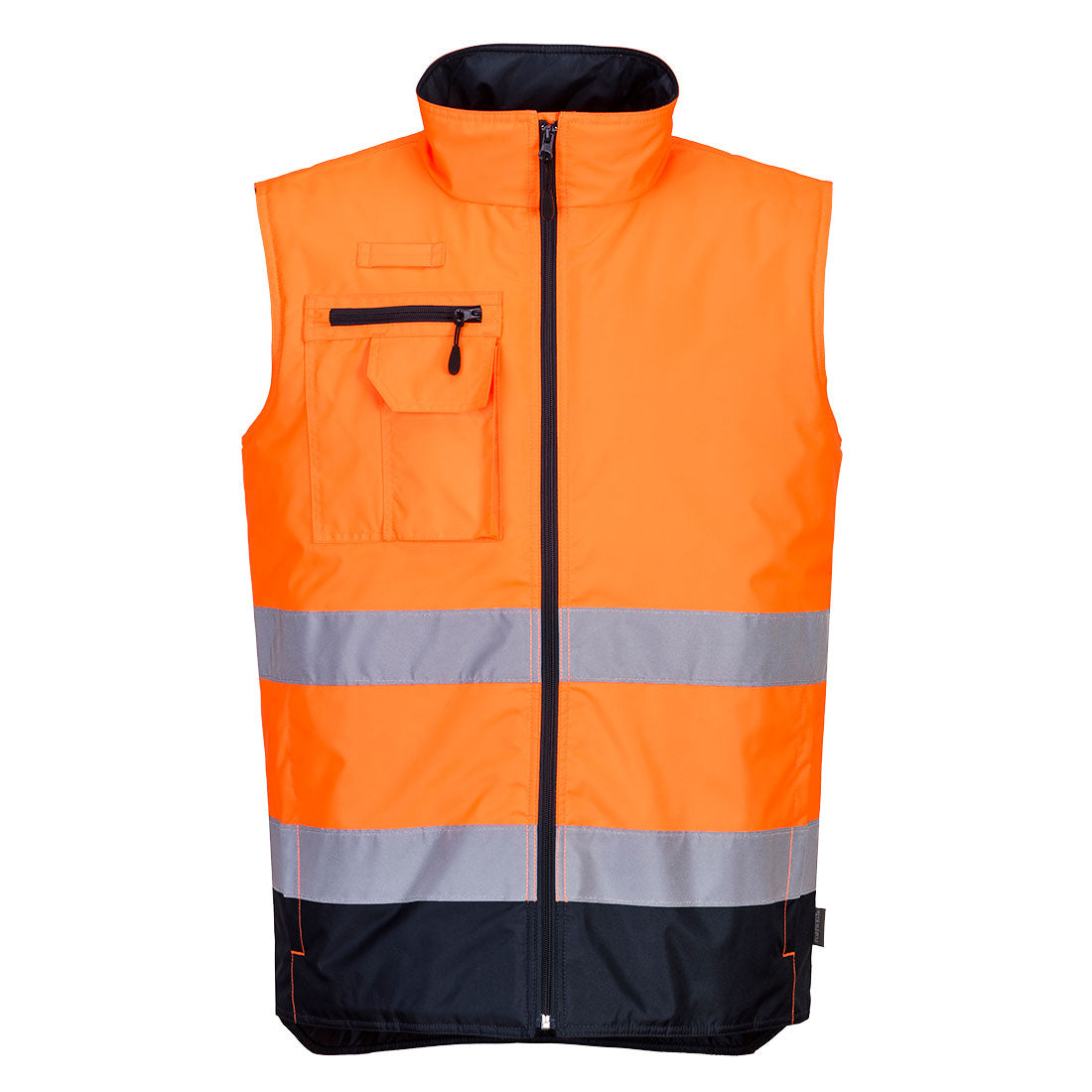 Portwest Hi-Vis Contrast Bodywarmer