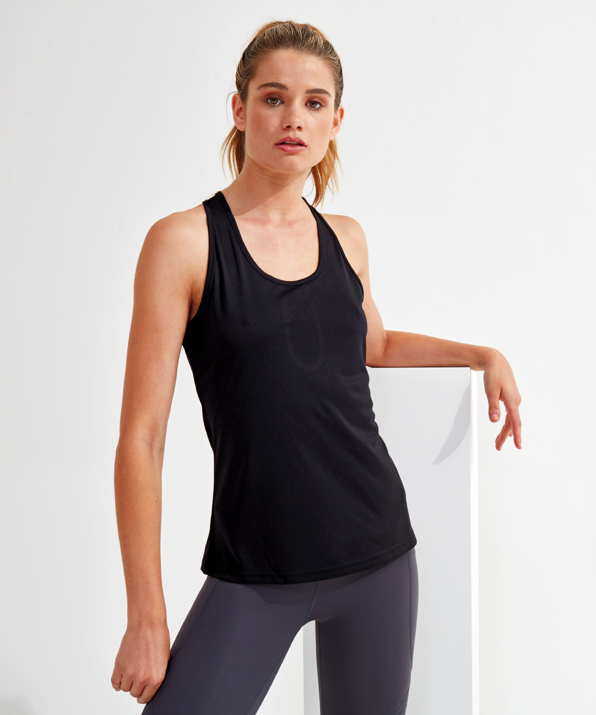 Women's TriDri® yoga knot vest