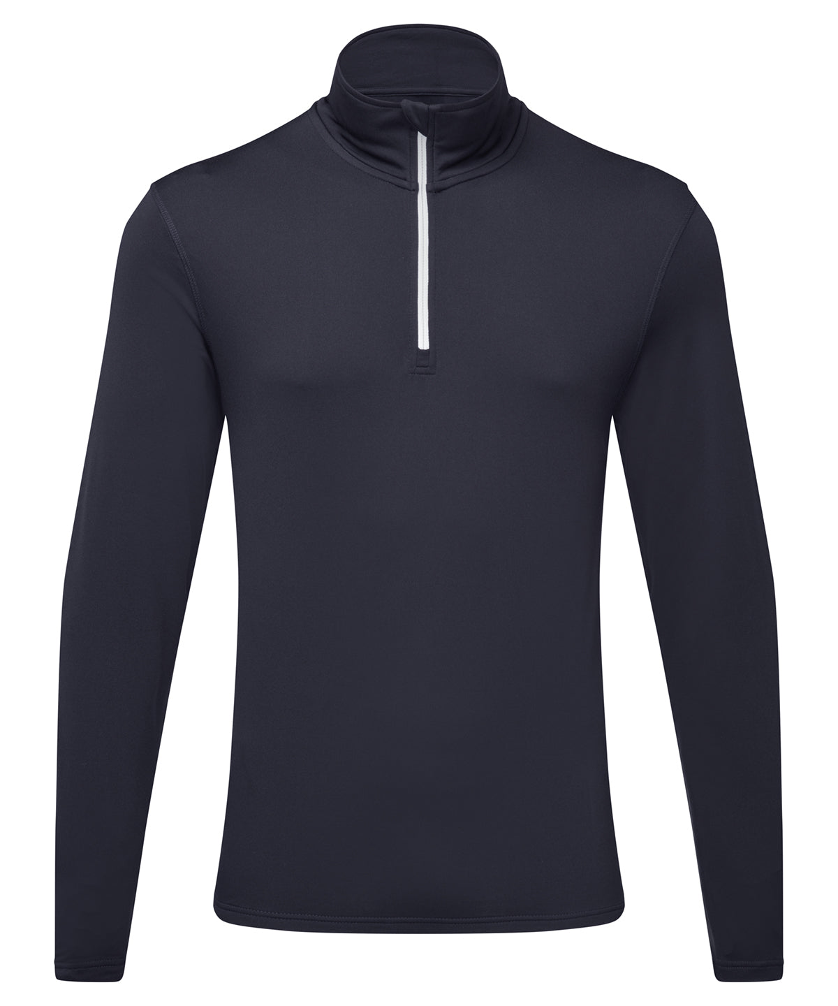 TriDri® recycled long sleeve brushed back ¼ zip top