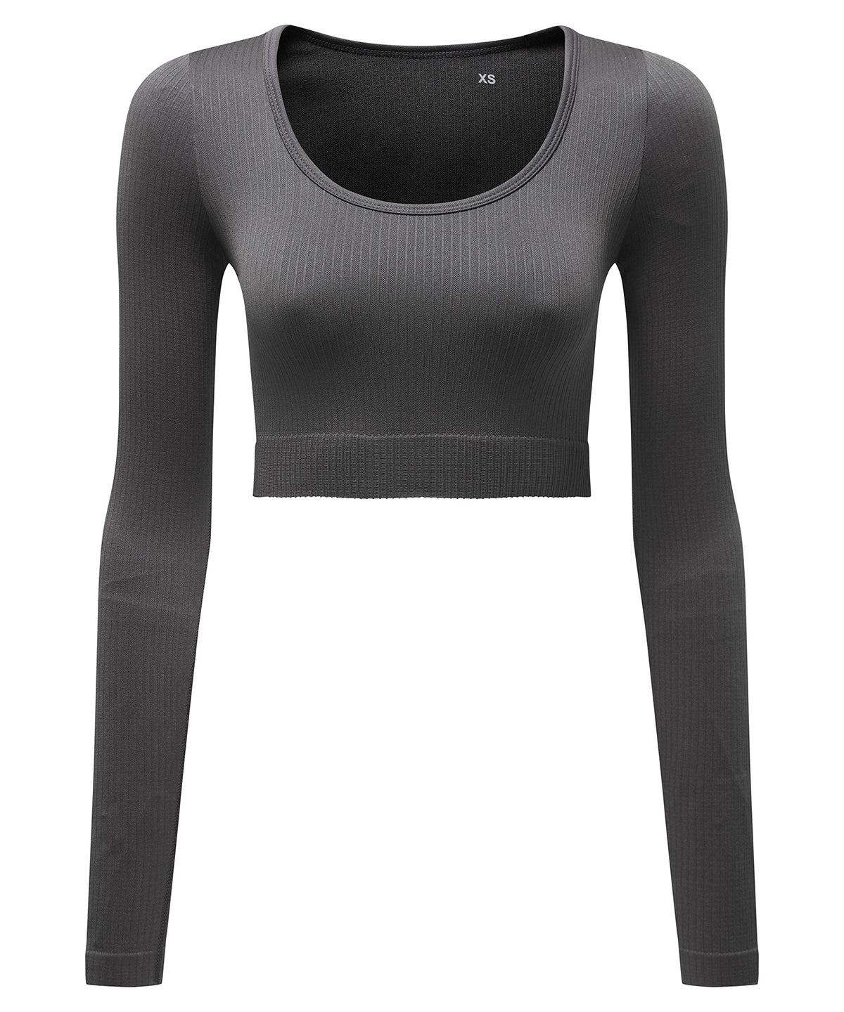 Women’s TriDri® ribbed seamless '3D Fit' crop top