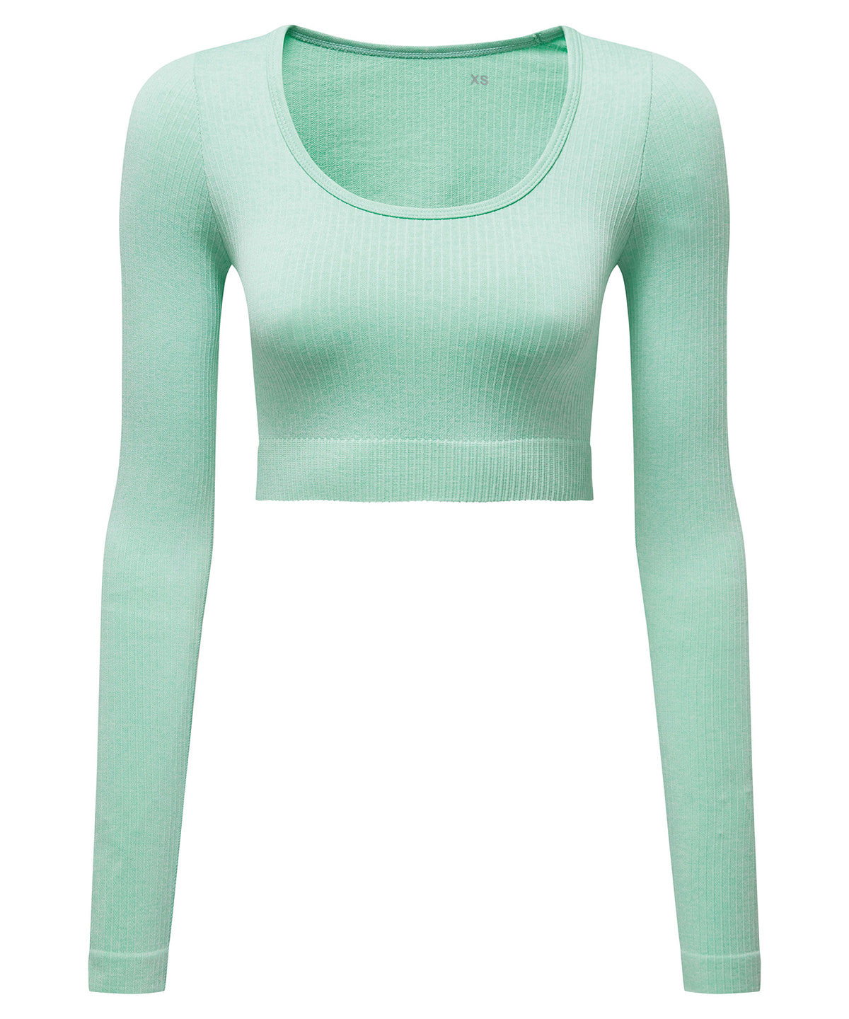 Women’s TriDri® ribbed seamless '3D Fit' crop top