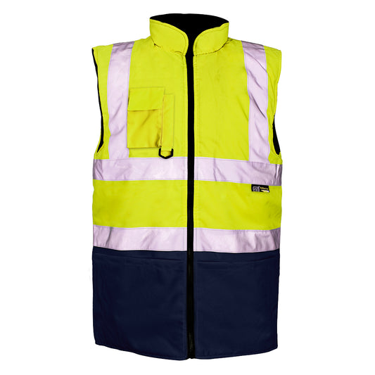 Supertouch Yellow/Navy 2 Tone Bodywarmer