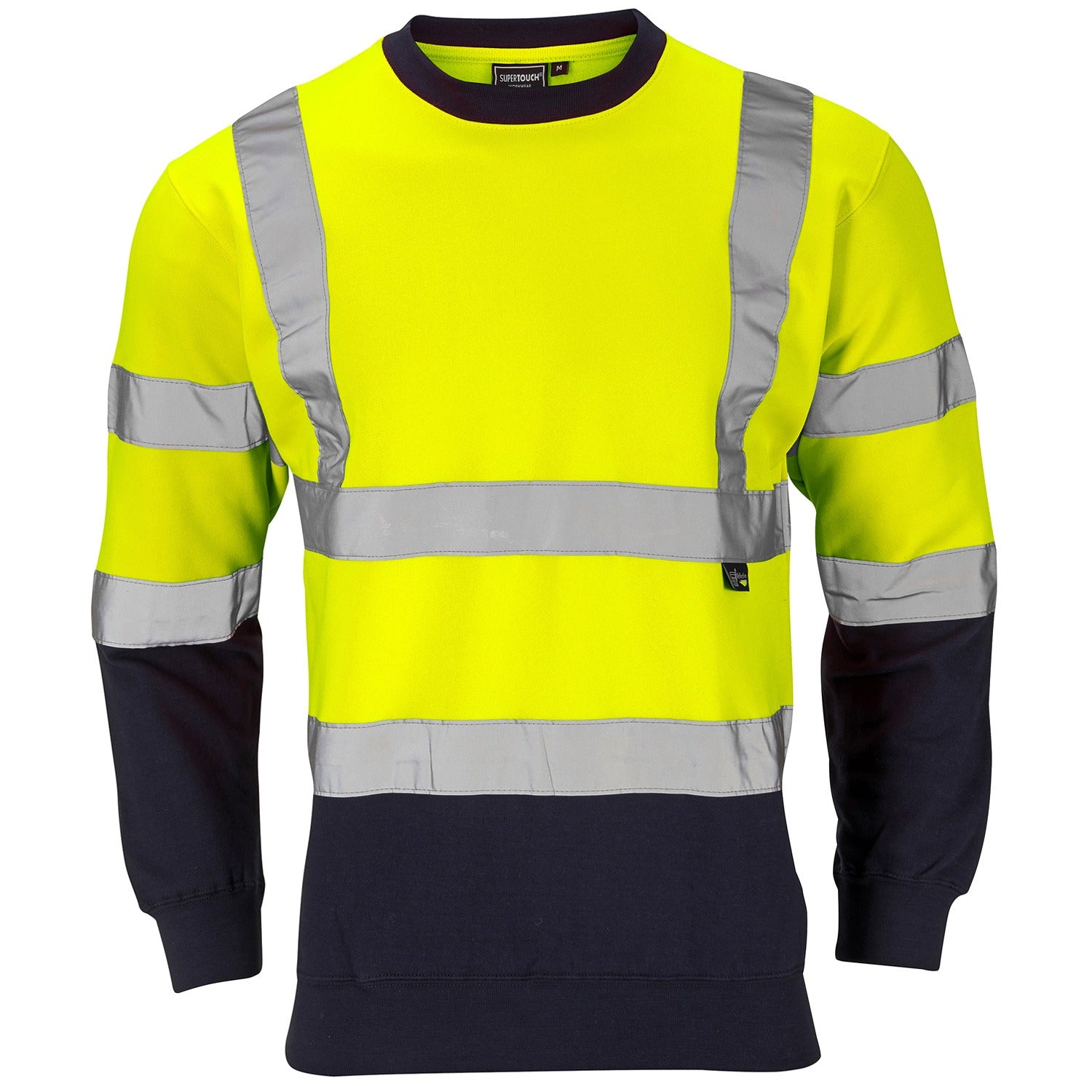 Supertouch Hi-Vis 2 Tone Orange Sweatshirt