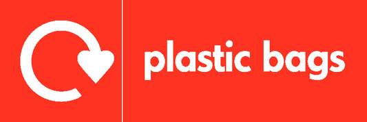 Plastic Bags Recycling Plastics Signage - PLAS0003