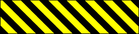 Yellow Black Line Parking Signage - PARK0054