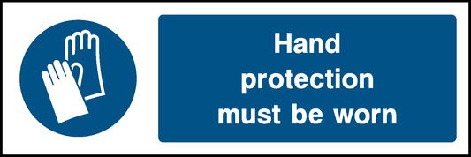 Hand Protection Must Be Worn Mandatory Signs Personal Protective Equipment Signage - PPE0002.