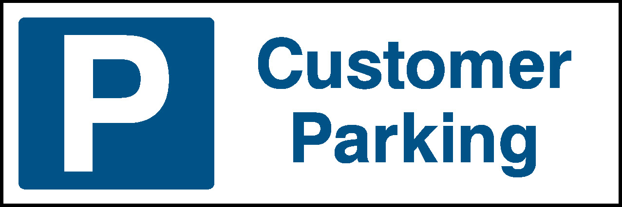 Customer Parking Garage Signs Signage - GARA0020