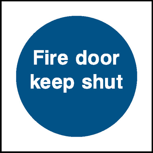 Fire Door Keep Shut Fire Prevention Signage - FPRV0014