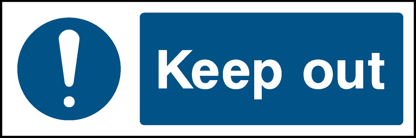 Keep Out Fire Prevention Signage - FPRV0041