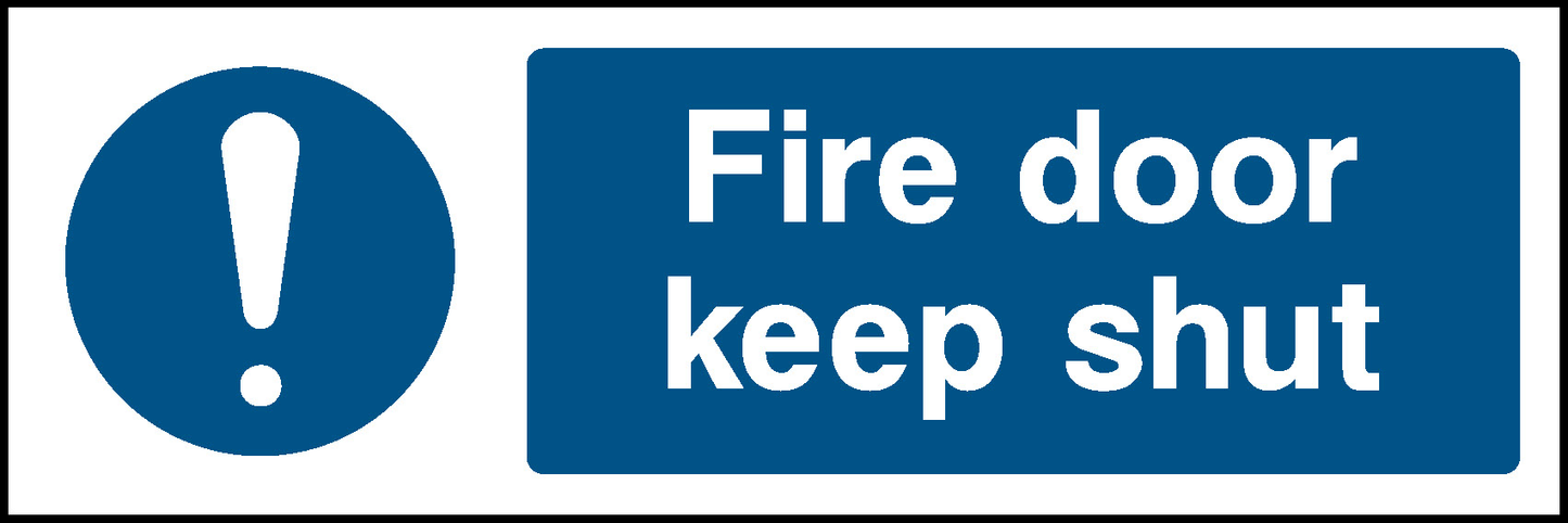 Fire Door Keep Shut Fire Prevention Signage - FPRV0037