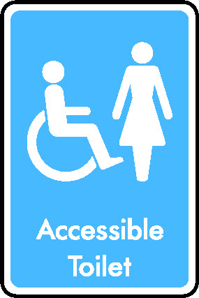 Accessible Toilet Information Signs Signage - INFO0004