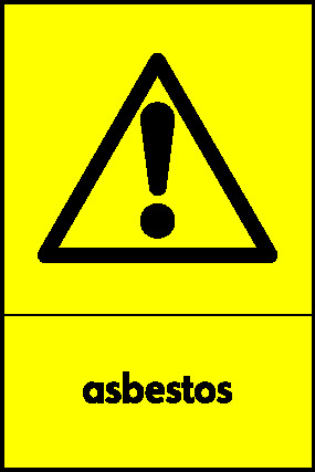 Asbestos Recycling Household Hazardous Waste Signage - HAZA0007