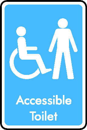 Accessible Toilet Information Signs Signage - INFO0009