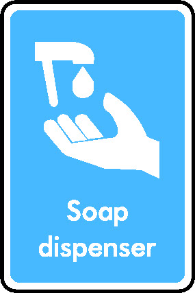 Soap Dispenser Information Signs Signage - INFO0012