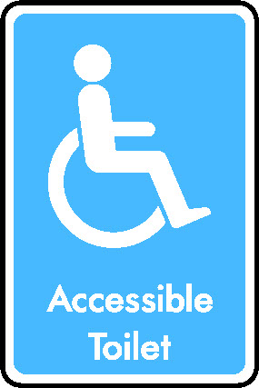 Accessible Toilet Information Signs Signage - INFO0010