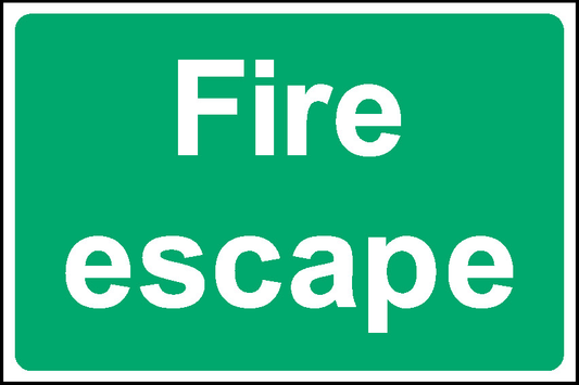 Escape Emergency Escape Signage - EMER0084